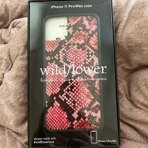 Wildflower Pink Snakeskin iPhone 11 Pro Max Case